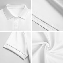 Cargar imagen en el visor de la galería, Polo de dos botones para mujer MWL637 personalizado con patrón foto texto (impresión de imagen única)