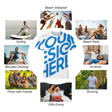 Cargar imagen en el visor de la galería, Camiseta Ice Silk con Estampado Integral para Hombre OMDT01 personalizado con patrón foto texto (impresión de imagen única)