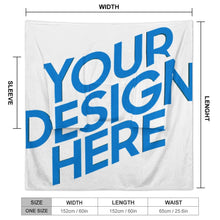 Cargar imagen en el visor de la galería, Bata de dormir unisex de felpa de manga larga cómoda LYQ129 personalizado con patrón foto texto (impresión de imagen única)