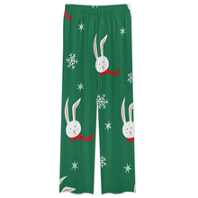 Cargar imagen en el visor de la galería, Pijama Clásico Personalizable para Hombre | Set V-Neck de Seda de Leche