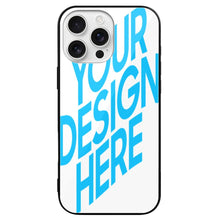 Cargar imagen en el visor de la galería, Funda de vidrio para iPhone 16 de Apple personalizado con patrón foto texto
