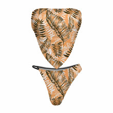 Cargar imagen en el visor de la galería, 2024 nuevo bikini sexy moda sin tirantes push up conjunto 2 piezas personalizado con foto patrón texto (impresión de imagen única)