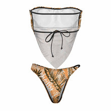 Cargar imagen en el visor de la galería, 2024 nuevo bikini sexy moda sin tirantes push up conjunto 2 piezas personalizado con foto patrón texto (impresión de imagen única)