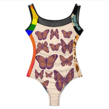 Cargar imagen en el visor de la galería, Novedad de 2024 Traje de baño SDS2006 para mujer una pieza monokini de tela de malla personalizado con patrón foto texto (impresión de imágenes múltiples)