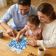 Cargar imagen en el visor de la galería, Puzzles / Rompecabezas irregular con forma de cabeza de tigre personalizado con Impresión Completa de Una Imagen con Foto Logo Patrón Texto