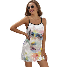 Cargar imagen en el visor de la galería, Vestido Lencero de Satén Personalizado con Foto para Mujer