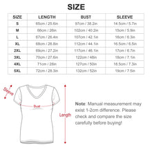 Cargar imagen en el visor de la galería, Camiseta Mujer Cuello V Personalizable VT | Manga Corta | Esencial de Moda