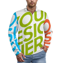 Cargar imagen en el visor de la galería, Polo deportivo para hombre LM111 personalizado con patrón foto texto (impresión de imágenes múltiples)