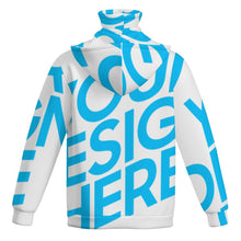 Cargar imagen en el visor de la galería, Sudadera con capucha para hombre RRMZ con toalla facial a prueba de viento personalizado con patrón foto texto (impresión de imagen única)