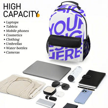 Cargar imagen en el visor de la galería, Mochila Escolar Casual XB0604193 personalizado con patrón foto texto