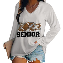 Cargar imagen en el visor de la galería, Camiseta Cuello V Doble Capa Personalizada | Oversize S-5XL