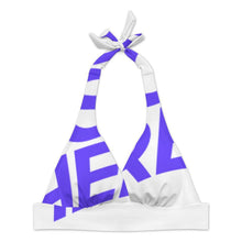 Cargar imagen en el visor de la galería, Conjunto de traje de baño de dos piezas para mujer con minifalda con abertura 308977 Personalizado con impresión completa con Foto Logo Patrón Texto
