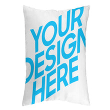 Cargar imagen en el visor de la galería, Funda de almohada de poliéster de gran tamaño en varios tamaños personalizado con patrón foto texto (mismo diseño en ambos lados)