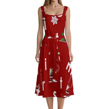 Cargar imagen en el visor de la galería, Vestido Largo sin Mangas de Seda de Leche | Personalízalo con tu Foto