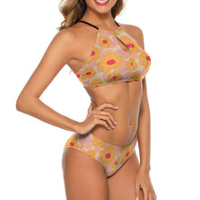 Cargar imagen en el visor de la galería, Bikini Triángulo Personalizado | Conjunto Halter Ajustable Copas Extraíbles