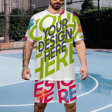 Cargar imagen en el visor de la galería, Camiseta de fútbol de cuello redondo para hombre A57TZ personalizado con patrón foto texto