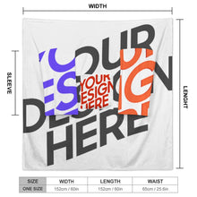 Cargar imagen en el visor de la galería, Bata de dormir unisex de manga larga de felpa acogedor LYQ129 personalizado con patrón foto texto (impresión de imágenes múltiples)