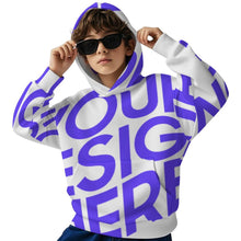 Cargar imagen en el visor de la galería, Sudadera con capucha para niños SDS127 personalizado con patrón foto texto (impresión de imagen única)