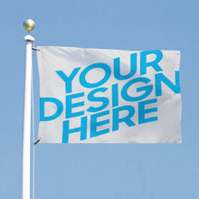 Cargar imagen en el visor de la galería, Bandera con un agujero en cada esquina personalizado con patrón foto texto
