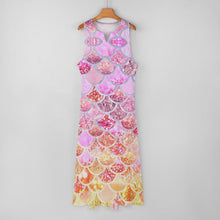 Cargar imagen en el visor de la galería, Vestido Maxi Sin Mangas Personalizado | Vestido Columna S-5XL
