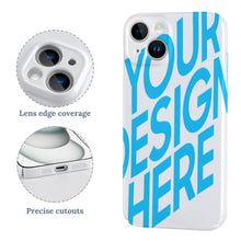 Cargar imagen en el visor de la galería, Funda protectora de plástico para iPhone 15 personalizado con patrón foto texto