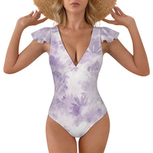 Cargar imagen en el visor de la galería, Bañador / Bikini de Una Pieza Personalizado con Volantes 294340 con Foto Logo Patrón Texto (Impresión Completa de una sola imagen)
