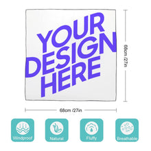 Cargar imagen en el visor de la galería, Pañuelo de Seda Bufanda Cuadrada Multifuncional para mujer NZ215 Personalizado con impresión completa con Foto Logo Patrón Texto