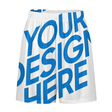 Cargar imagen en el visor de la galería, Pantalones cortos de pijama de seda hielo para hombre LM012 personalizado con patrón foto texto (impresión de imagen única)