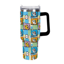 Cargar imagen en el visor de la galería, Termo Personalizado de 40oz con Asa y Base para Portavasos