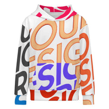 Cargar imagen en el visor de la galería, Sudadera con capucha para niños SDS127 personalizado con patrón foto texto (impresión de imágenes múltiples)