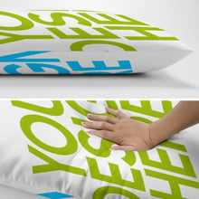 Cargar imagen en el visor de la galería, Fundas de almohada de gran tamaño de 30 x 50 cm a 50 x 137 cm personalizado con patrón foto texto (diferentes patrones en ambos lados)