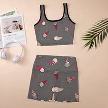 Cargar imagen en el visor de la galería, Conjunto Yoga Acanalado 2 Piezas | Top y Shorts Personalizados