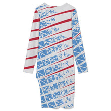 Cargar imagen en el visor de la galería, Vestido Ajustado de Punto Acanalado con Abertura Lateral Personalizable