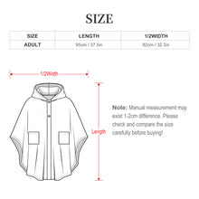 Cargar imagen en el visor de la galería, Manta con capucha unisex NDP08 personalizado con patrón foto texto (impresión de imágenes múltiples)