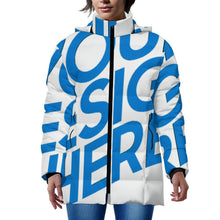 Cargar imagen en el visor de la galería, Chaqueta acolchada de algodón con cremallera para mujer MWL516 personalizado con patrón foto texto (impresión de imagen única)