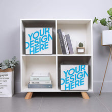 Cargar imagen en el visor de la galería, Caja de almacenamiento plegable de tela Oxford personalizado con patrón foto texto
