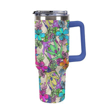 Cargar imagen en el visor de la galería, Vaso Térmico Gigante Personalizado de 40oz en Acero Inoxidable con Pajita