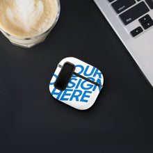 Cargar imagen en el visor de la galería, Estuche para Apple AirPods 4 (Bolsa con Borde Negro) personalizado con patrón foto texto