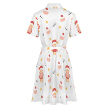 Cargar imagen en el visor de la galería, Vestido Camisero Personalizado para Mujer | Elástico y Elegante