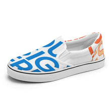 Cargar imagen en el visor de la galería, Zapatillas bajas unisex de lona personalizado con patrón foto texto