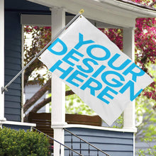 Cargar imagen en el visor de la galería, Bandera con dos agujeros personalizado con patrón foto texto