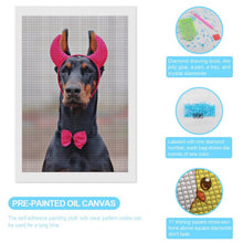 Cargar imagen en el visor de la galería, Crea un Mosaico de Píxeles | Kit de Diamantes Cuadrados con Tu Retrato