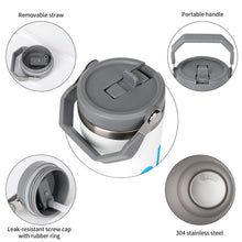 Cargar imagen en el visor de la galería, Vaso de coche con aislamiento de gran capacidad de 30 oz personalizado con patrón foto texto