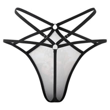 Cargar imagen en el visor de la galería, Tanga Personalizada de Malla Transparente | Lencería Sexy con Foto | G-String