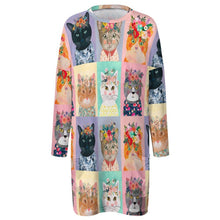 Cargar imagen en el visor de la galería, Sudadera Túnica Oversized con Bolsillos | Top Largo para Leggings