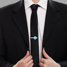 Cargar imagen en el visor de la galería, Pinzas para corbata paquete de un par impresas con el mismo patrón personalizado con patrón foto texto