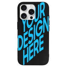 Cargar imagen en el visor de la galería, Funda protectora para iPhone 16 de Apple de piel sintética personalizado con patrón foto texto