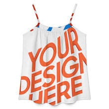 Cargar imagen en el visor de la galería, Camisetas de tirantes personalizadas para mujer A69K con patrón foto texto (impresión de imágenes múltiples)