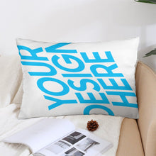 Cargar imagen en el visor de la galería, Funda de almohada de poliéster de gran tamaño en varios tamaños personalizado con patrón foto texto (mismo diseño en ambos lados)