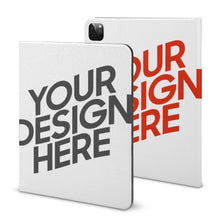 Cargar imagen en el visor de la galería, Funda para iPad versión libro de alta calidad para iPad Pro Air 2021 2020 con ranura para bolígrafo personalizado con patrón foto texto (impresión de imágenes múltiples)